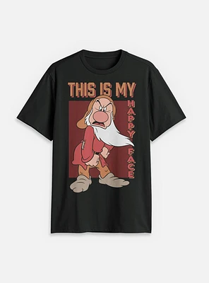 Disney Snow White and the Seven Dwarfs This Is My Happy Face T-Shirt