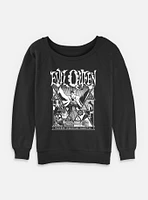 Disney Snow White and the Seven Dwarfs Evil Queen Magic Mirror Womens Slouchy Sweatshirt