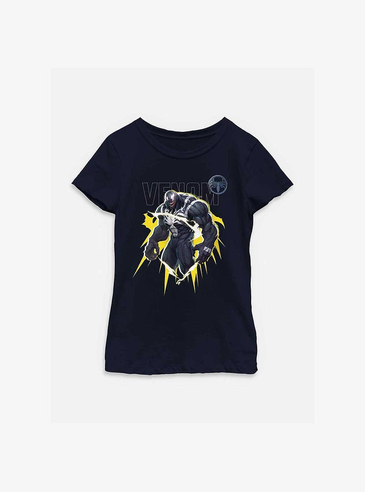 Marvel Rivals Venom Energy Youth Girls T-Shirt
