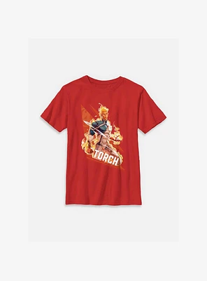 Marvel Rivals Human Torch Big Fire Youth T-Shirt