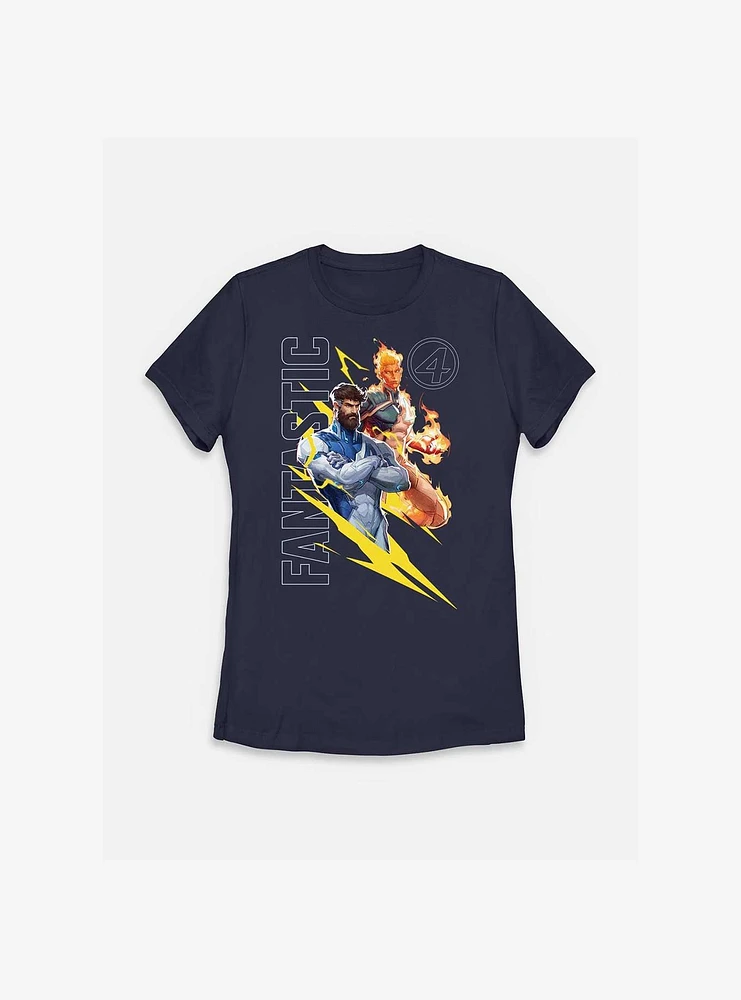 Marvel Rivals John Storm And Reed Womens T-Shirt