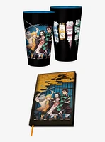 Demon Slayer Notebook & Glass Bundle