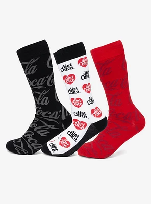 Coca-Cola 3-Pair Sock Set