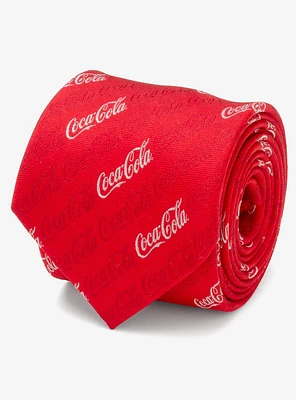 Coca-Cola Logo Red Men's Tie