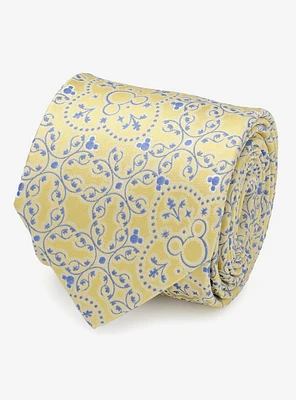 Disney Mickey Mouse Yellow Multi Men's Tie