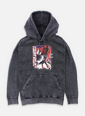 Captain America: Brave New World Shield Falcon Mineral Wash Hoodie