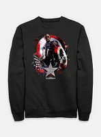 Captain America: Brave New World Paint Splatter Shield Sweatshirt