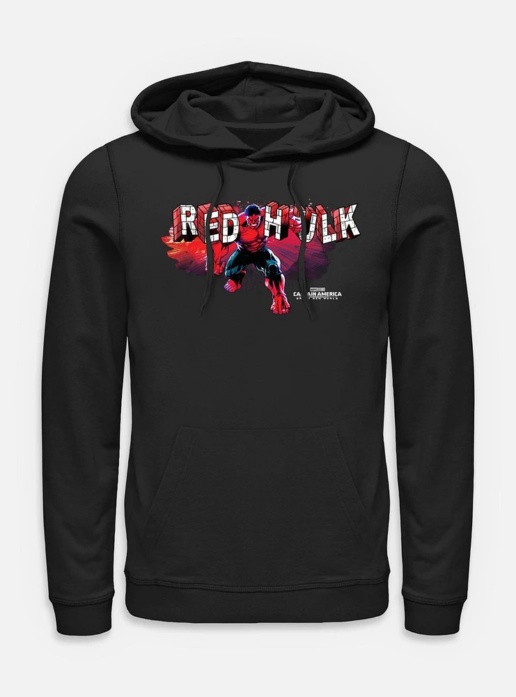 Captain America: Brave New World Big Red Hulk Hoodie