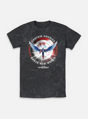 Captain America: Brave New World America Shield Mineral Wash T-Shirt