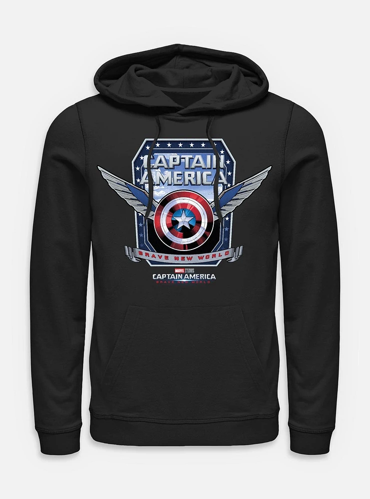 Captain America: Brave New World America Shield Wings Hoodie