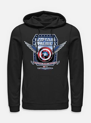 Captain America: Brave New World America Shield Wings Hoodie