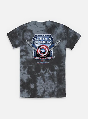 Captain America: Brave New World America Shield Wings Tie-Dye T-Shirt