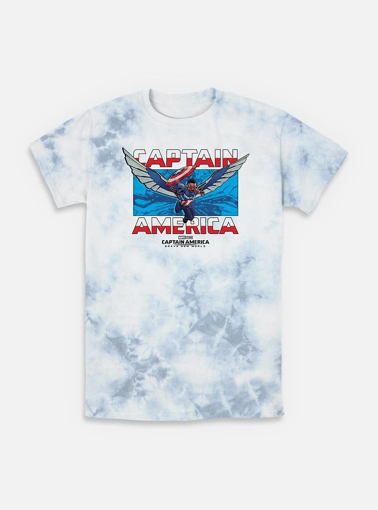 Captain America: Brave New World Breakthrough America Tie-Dye T-Shirt