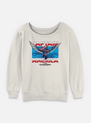 Captain America: Brave New World Breakthrough America Womens Slouchy Sweatshirt