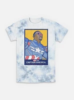 Captain America: Brave New World America Portrait Tie-Dye T-Shirt