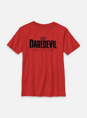 Marvel Daredevil: Born Again Black Logo Youth T-Shirt