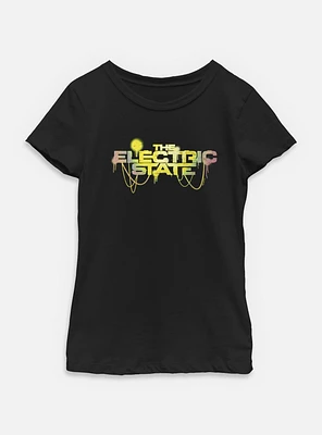 The Electric State Spray Paint Style Logo Youth Girls T-Shirt