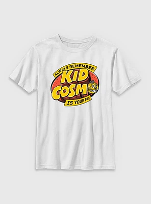 The Electric State Always Remember Kid Cosmo Is Your Pal Logo Youth T-Shirt