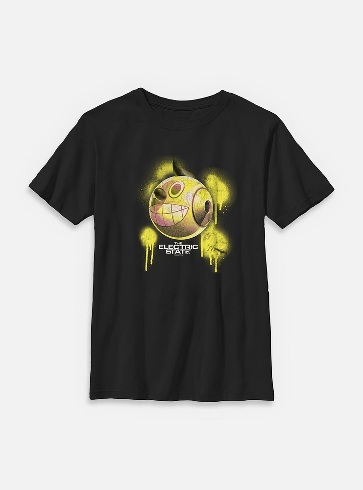 The Electric State Kid Cosmo Spray Paint Style Youth T-Shirt