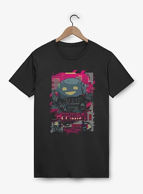 The Electric State Heman Glitch Poster T-Shirt