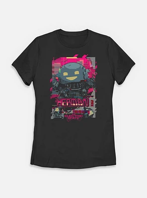 The Electric State Heman Glitch Poster Womens T-Shirt