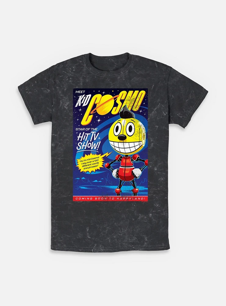 The Electric State Meet Kid Cosmo Mineral Wash T-Shirt