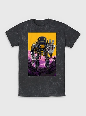 The Electric State Heman Portrait Mineral Wash T-Shirt
