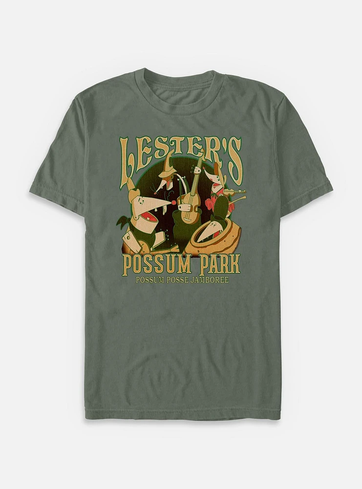 Disney Goofy Lesters Possum Park Garment Dye T-Shirt