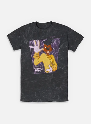 Disney Goofy Powerline Portrait Mineral Wash T-Shirt
