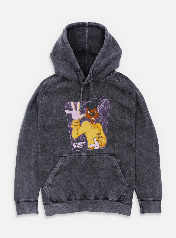 Disney Goofy Powerline Portrait Mineral Wash Hoodie