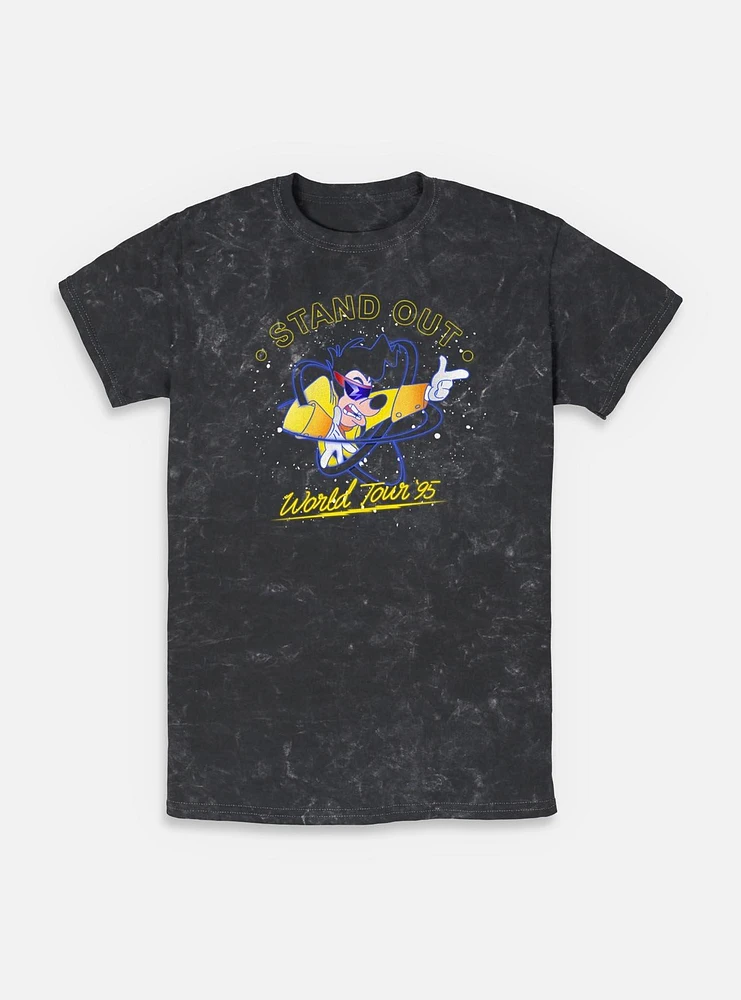 Disney Goofy Stand Out World Tour Mineral Wash T-Shirt
