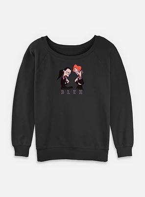 Disney Goofy Bleh Womens Slouchy Sweatshirt