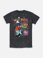 Disney Goofy 90s Goof Collage Mineral Wash T-Shirt