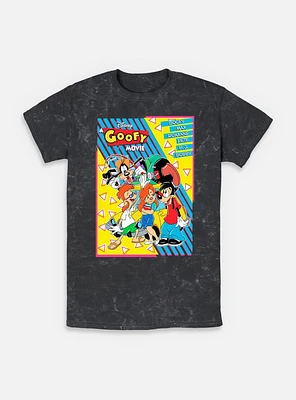 Disney Goofy Retro Group Poster Mineral Wash T-Shirt
