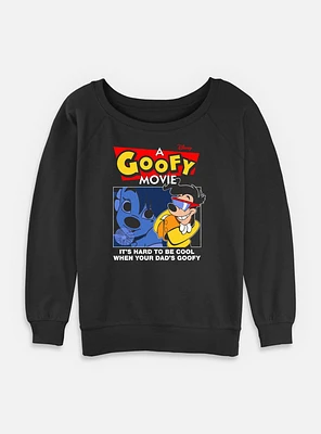 Disney Goofy Goof Ball Womens Slouchy Sweatshirt