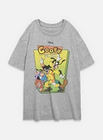 Disney Goofy Cover Womens Oversized T-Shirt
