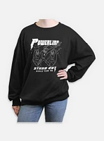 Disney Goofy World Tour Powerline Womens Oversized Sweatshirt