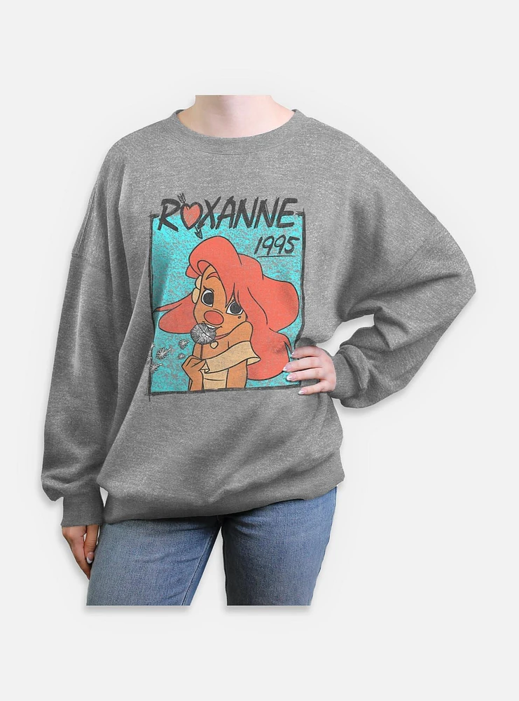 Disney Goofy Roxanne 1995 Womens Oversized Sweatshirt