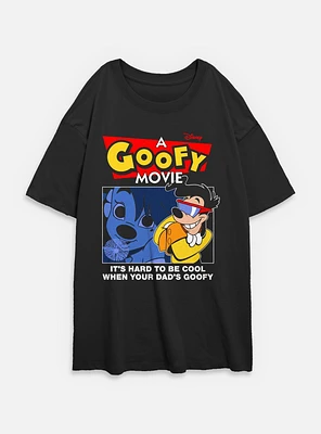 Disney Goofy Goof Ball Womens Oversized T-Shirt