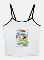 Disney Goofy Group Checkered Pattern Womens Cami