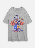 Disney Goofy Goof Troop Duo Womens Oversized T-Shirt