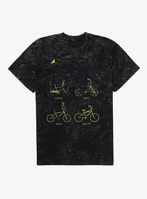 The Goonies Neon Bicycles Mineral Wash T-Shirt