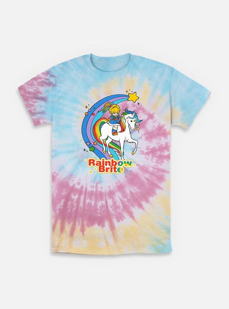 Rainbow Brite Horse Tie-Dye T-Shirt