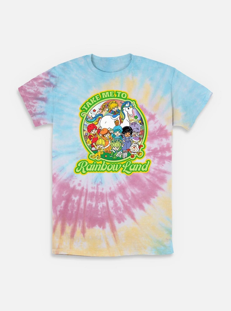 Rainbow Brite Take Me To Land Tie-Dye T-Shirt