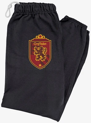 Harry Potter Gryffindor Plaid Sigil Sweatpants