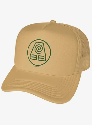 Avatar: The Last Airbender Earth Bending Symbol Foam Trucker Hat