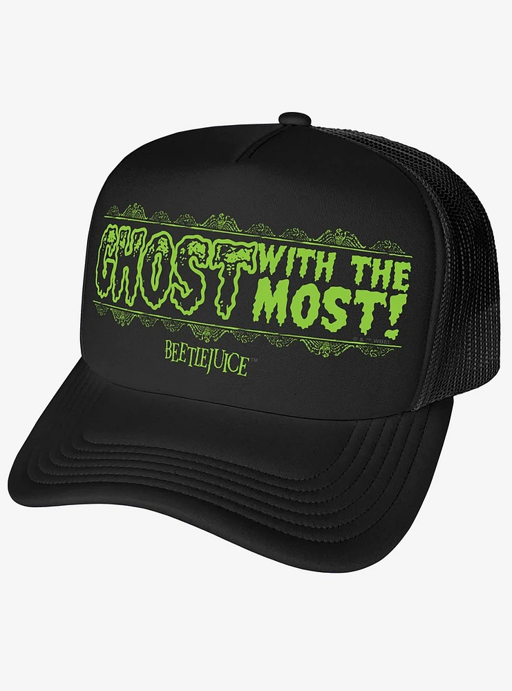 Beetlejuice Ghost With The Most Foam Trucker Hat