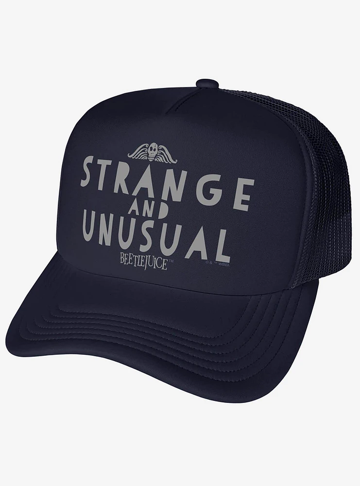 Beetlejuice Strange And Unusual Foam Trucker Hat