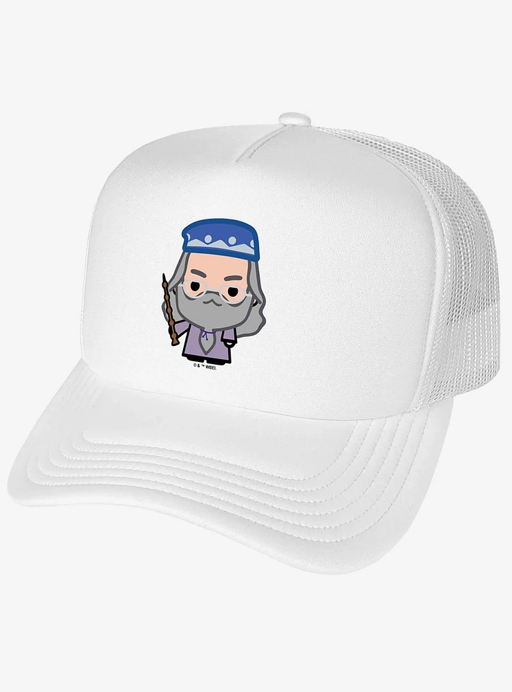 Harry Potter Dumbledore Cute Chibi Character Foam Trucker Hat