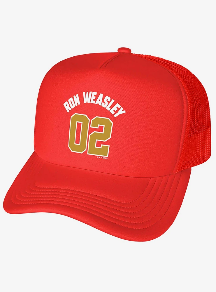 Harry Potter Weasley Jersey Clean Foam Trucker Hat
